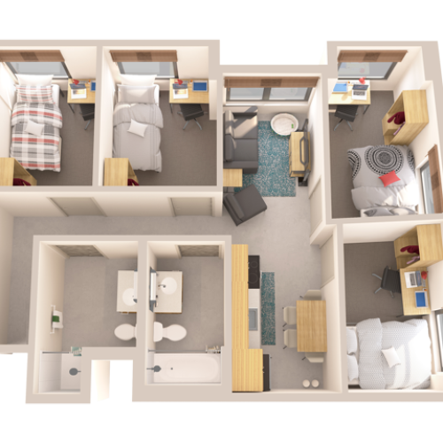 4P-B Floor Plan Image