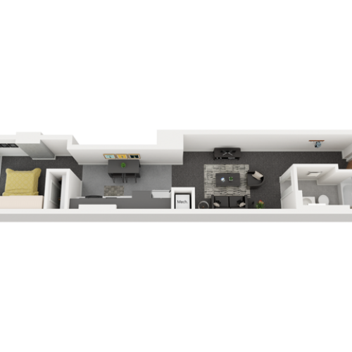 Studio EX A Floor Plan Image