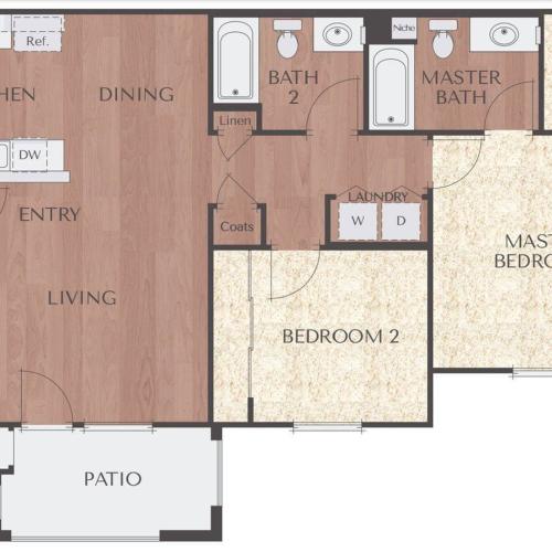 Residence 2B 2 Bed Apartment Viano at Riverwalk