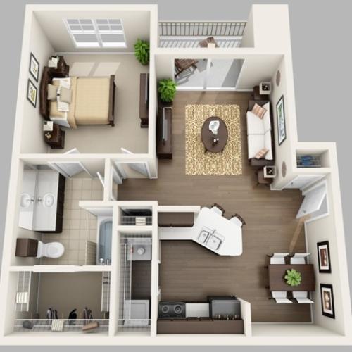 The Tuscany Harmony | 1x1 | 688 sq ft