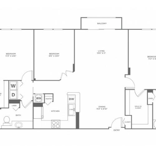 Tide - Platinum | 3 bed 2 bath | from 1429 square feet
