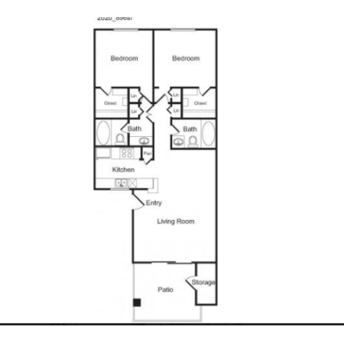 2b Floor Plan