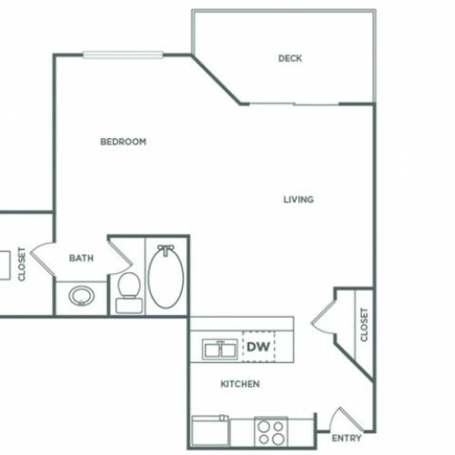 Bainbridge Premium | studio | 550 sq ft