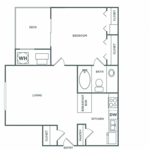 Lenox Classic | 1 bed 1 bath | 610 sq ft