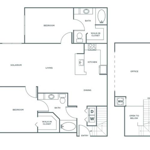 B6GIG | 2 bed 2 bath | from 1464 square feet