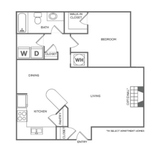 A4 Premium | 1 bed 1 bath | from 860 square feet