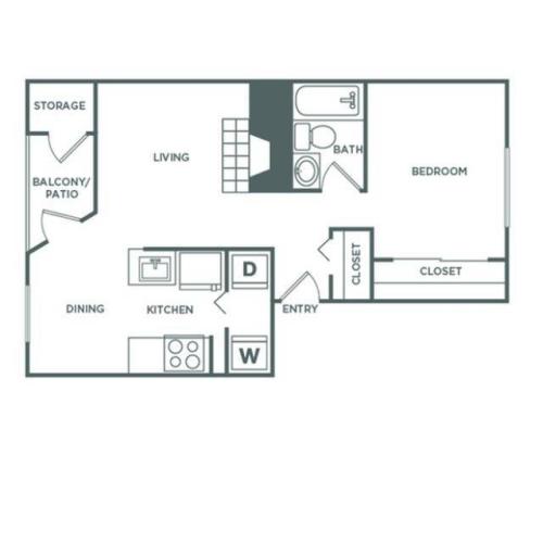 1bx1b Renovated | 675 sq ft