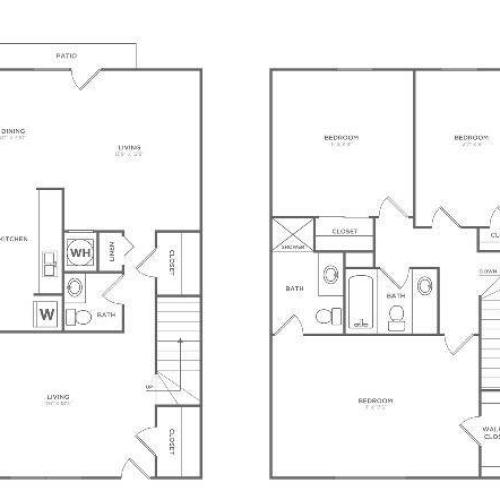 Pin Oak | 3 bed 2 bath | 1477 sq ft.