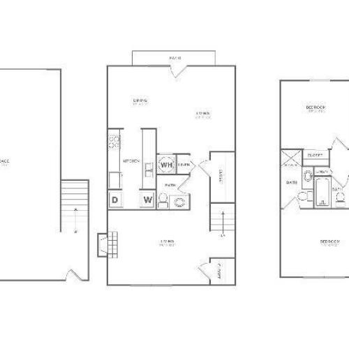 Black Oak | 3 bed 2 bath | 1486 sq ft