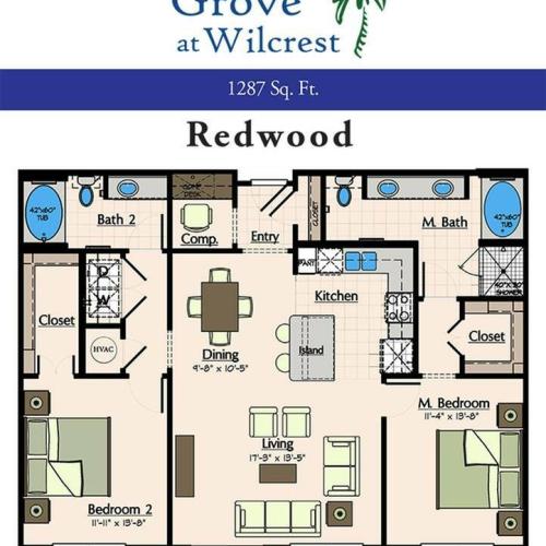 Two Bedroom Floorplan