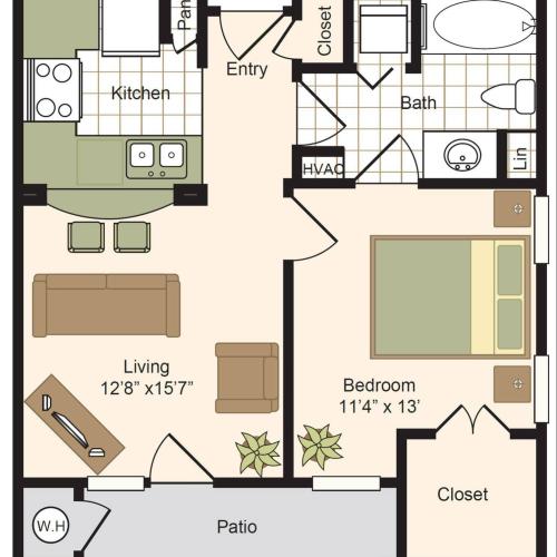 A | 1X1 | 652 sq ft