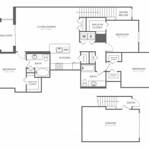 Seaside | 3 bed 2 bath | from 1445 square feet