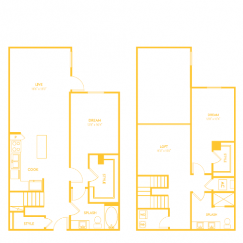 L6.1 | 2 bed 2 bath | from 1578 square feet