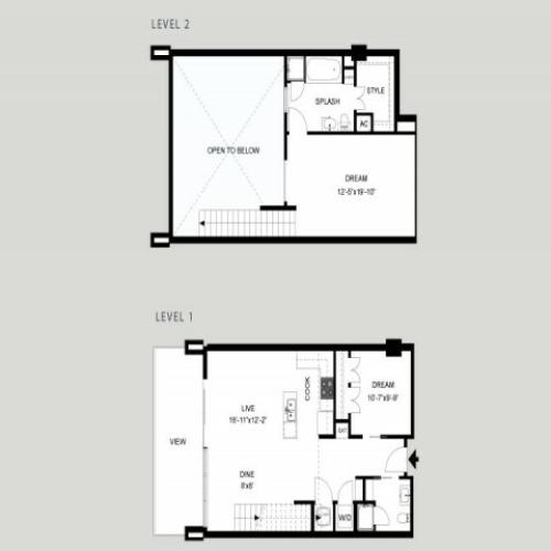The Enfield - Loft | 2 bed 2 bath | from 1225 square feet
