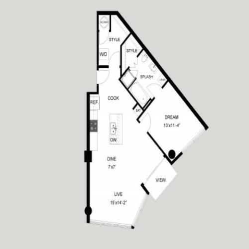 The Shores | 1 bed 1 bath | from 867 square feet