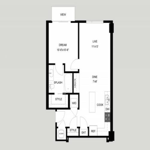 The Tower | 1 bed 1 bath | from 677 square feet