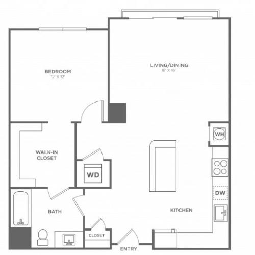 Washington West | 1 bed 1 bath | from 811 square feet