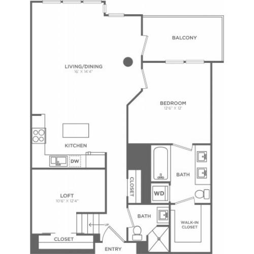 C4 | 1 bed 2 bath | from 960 square feet