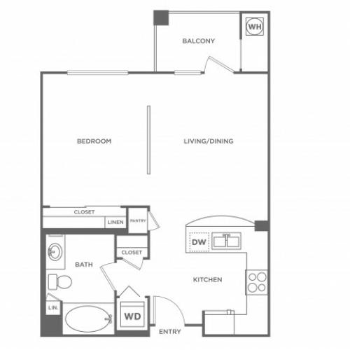 Antigua | Studio1 bath | from 605 square feet