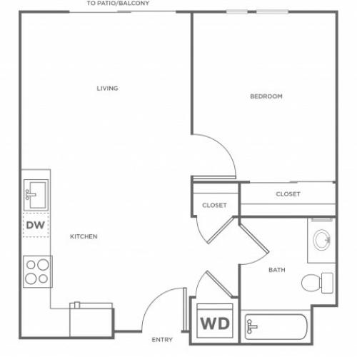 1a | 1 bed 1 bath | from 616 square feet