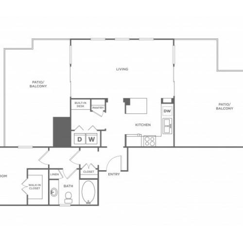 Glenwood | 1 bed 1 bath | from 1579 square feet