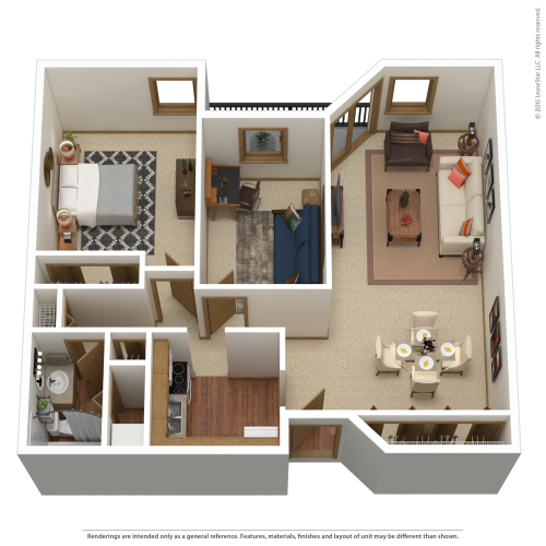 B4r | 2 bed 1 bath | from 1,062 sq. ft.