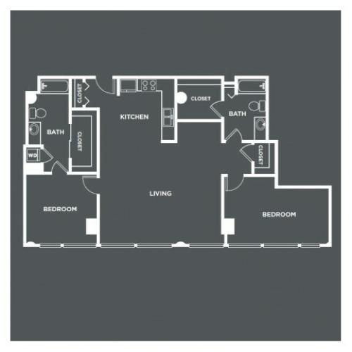 B4PH | 2 bed 2 bath | from 1414 square feet