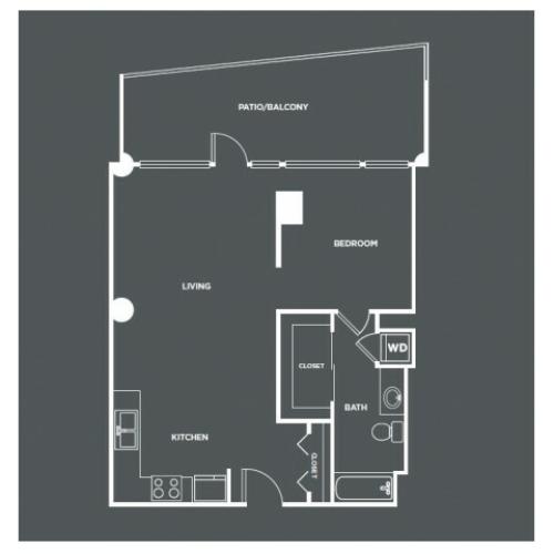 A7-R | 1 bed 1 bath | from 903 square feet
