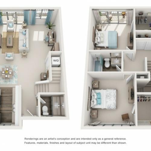 Amalfi - r | 2 bed 2 bath | from 1125 square feet