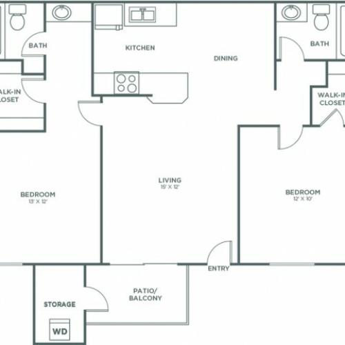 Rio Grande | 2 bed 2 bath | from 925 square feet
