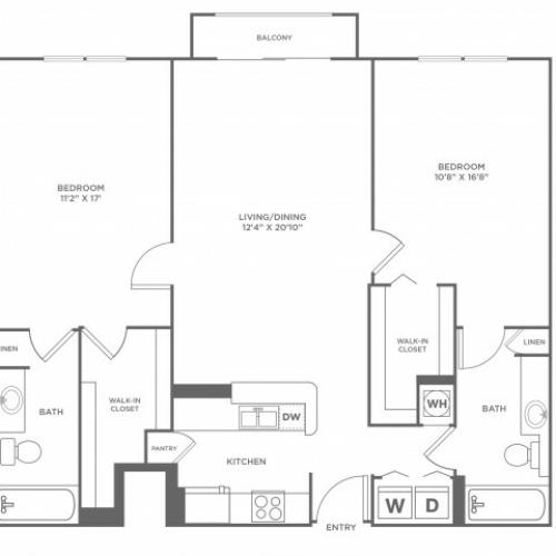 Star - Diamond | 2 bed 2 bath | from 1253 square feet