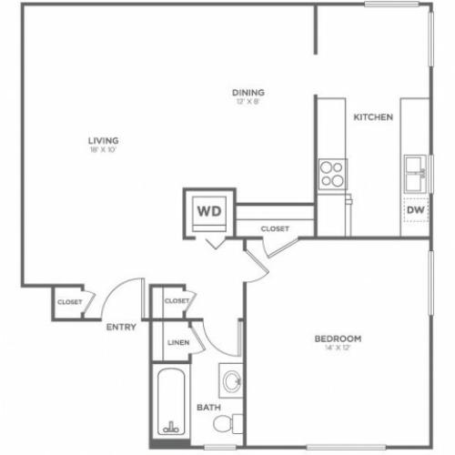 Blakley-Restored | 1 bed 1 bath | from 706 square feet
