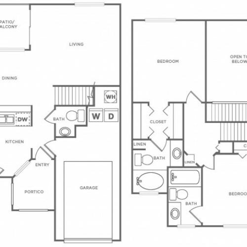 TH Diamond | 2 bed 2 bath | from 1220 square feet