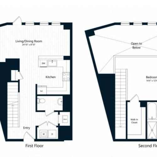 1N.1 | 1 bed 1 bath | from 1166 square feet