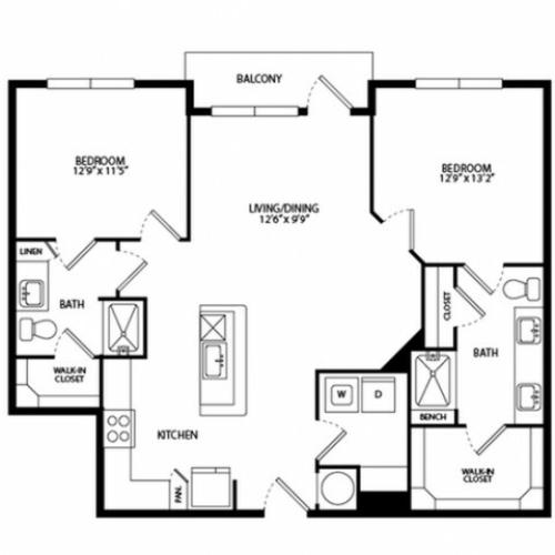 B1D 1098 Square Feet