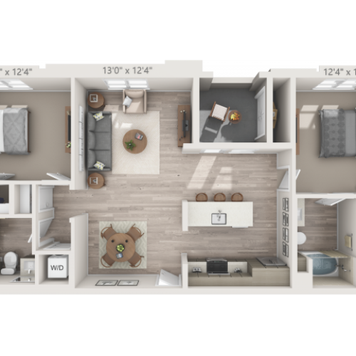 B4 | 2 bed 2 bath | from 1174 square feet