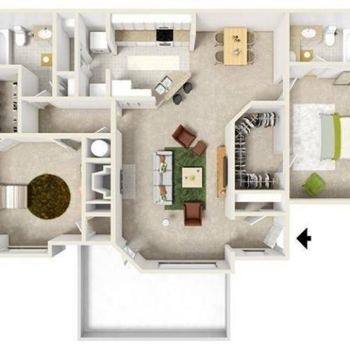 Killarney | 2 bed 2 bath | 1280 sq ft