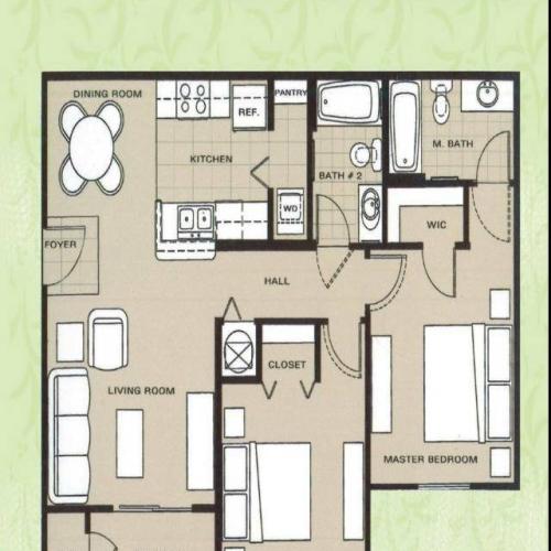 dove floor plan sketch