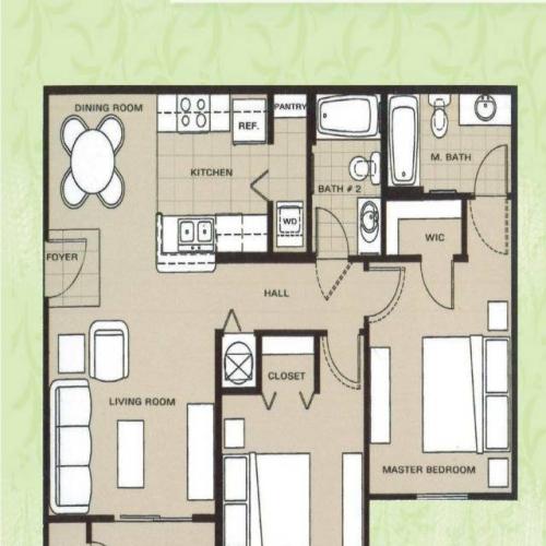 dove floor plan sketch