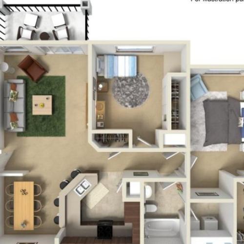 3 X 2 Baneberry and Yellowbell 3 Bed Apartment Bitterroot Lodge