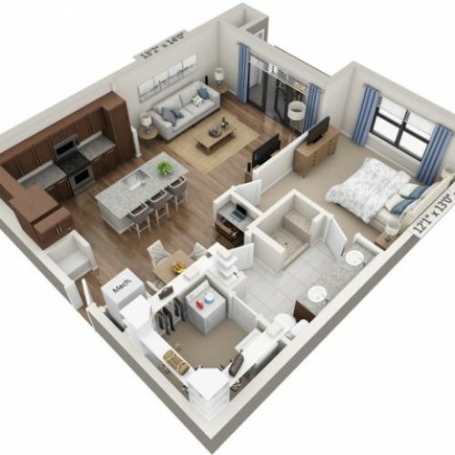 Libretto | 1 bed 1 bath | from 860 square feet