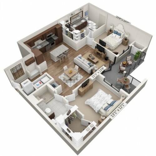 Stretto | 2 bed 2 bath | from 1240 square feet
