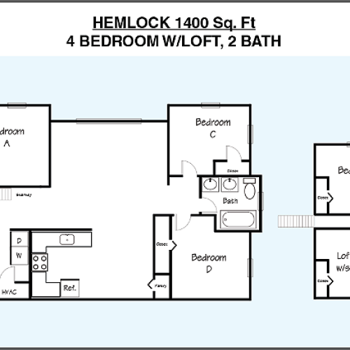 The Villa Floorplan Description Maverick Apartments