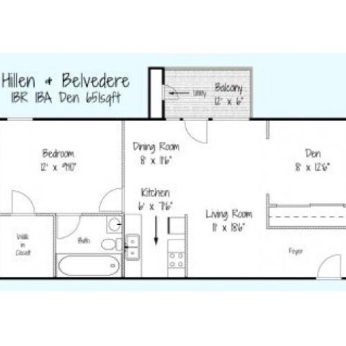 The Harbor 2 Bed Apartment Hillen & Belvedere
