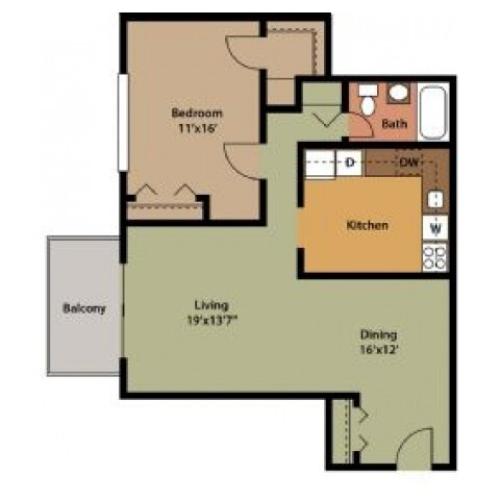 Fairmont Heights 1 Bed Apartment Hilltop Apartments