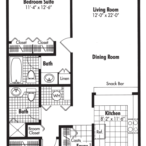 Bear 1 Bed Apartment Harbour Ridge Apartments