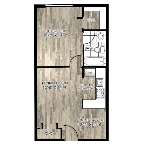 Model C 2 Bed Apartment Aventura Harbor Apartments