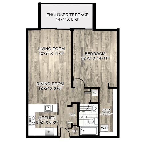 Model C 2 Bed Apartment Aventura Harbor Apartments