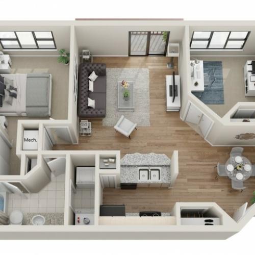 Breckenridge floorplan | South Summit Apartments