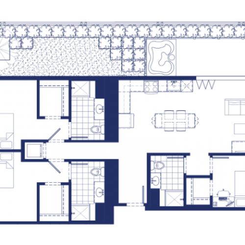 5x5 B 5 Bed Apartment Yugo Tucson Campus Student Housing